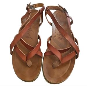 Blowfish Malibu Tan Strappy Sandals